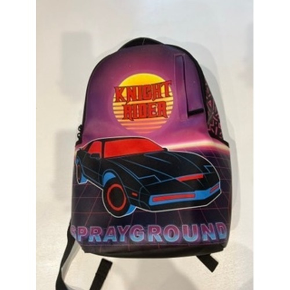 Sprayground x Knight Rider Limited Edition Retro Synthwave Backpack KITT 80s